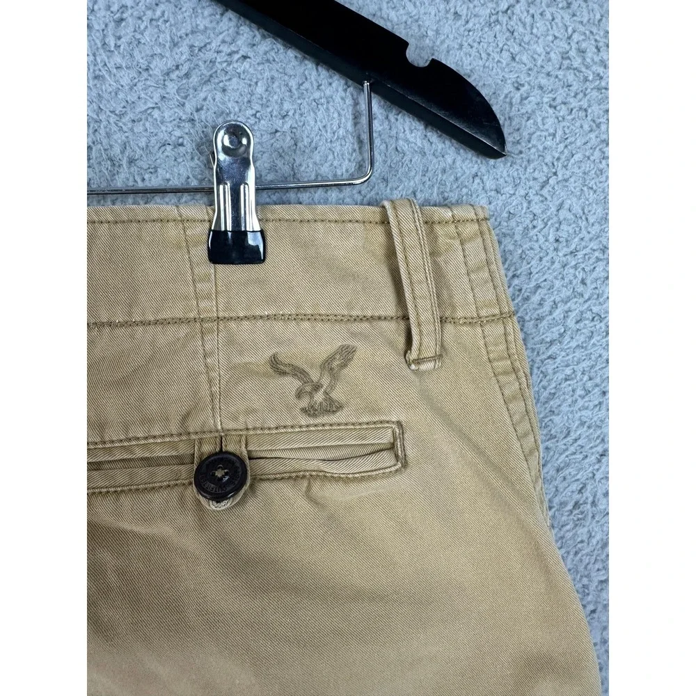 American Eagle Outfitters Pants Mens 34x30 Khaki Chino Twill Flat Front Casual